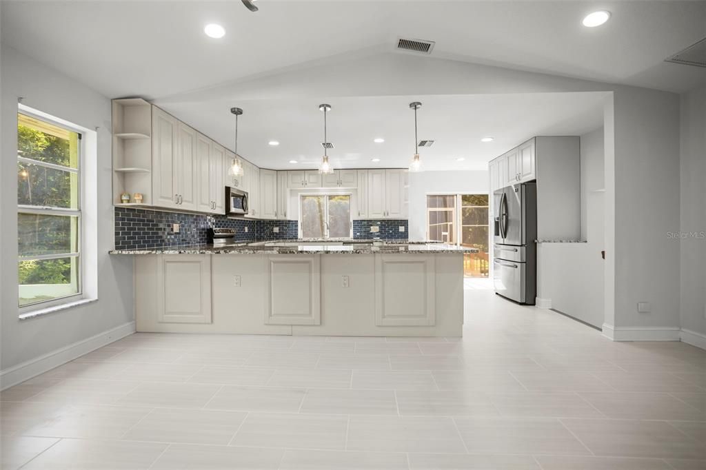 Interior, Kitchen, Pendant Lights, Recessed Lighting