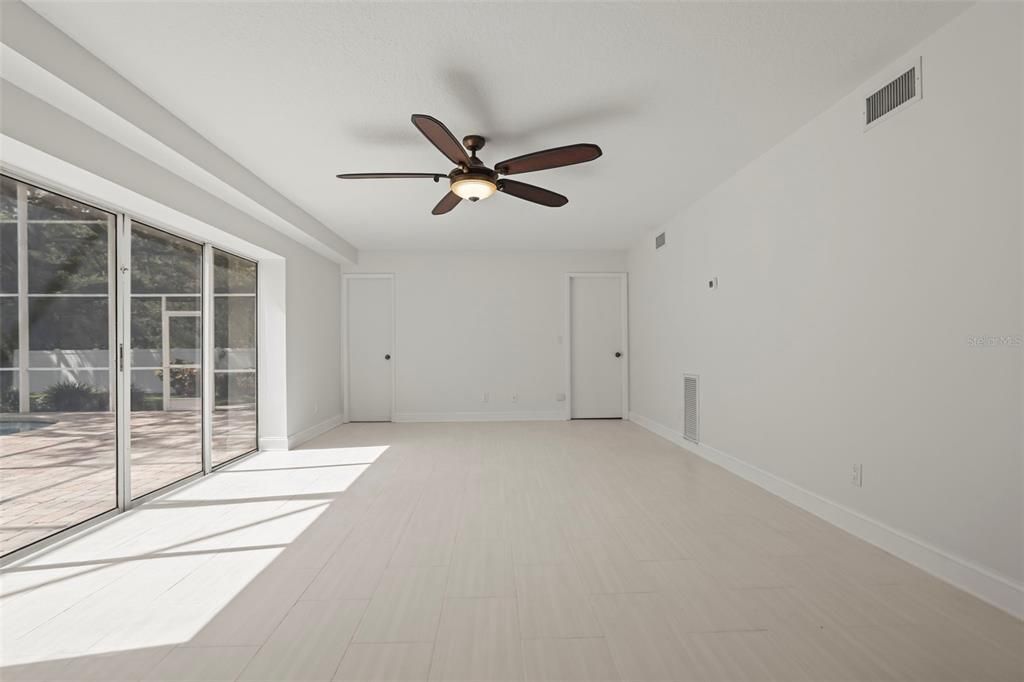 Empty room, Interior, Wood Texture Flooring
