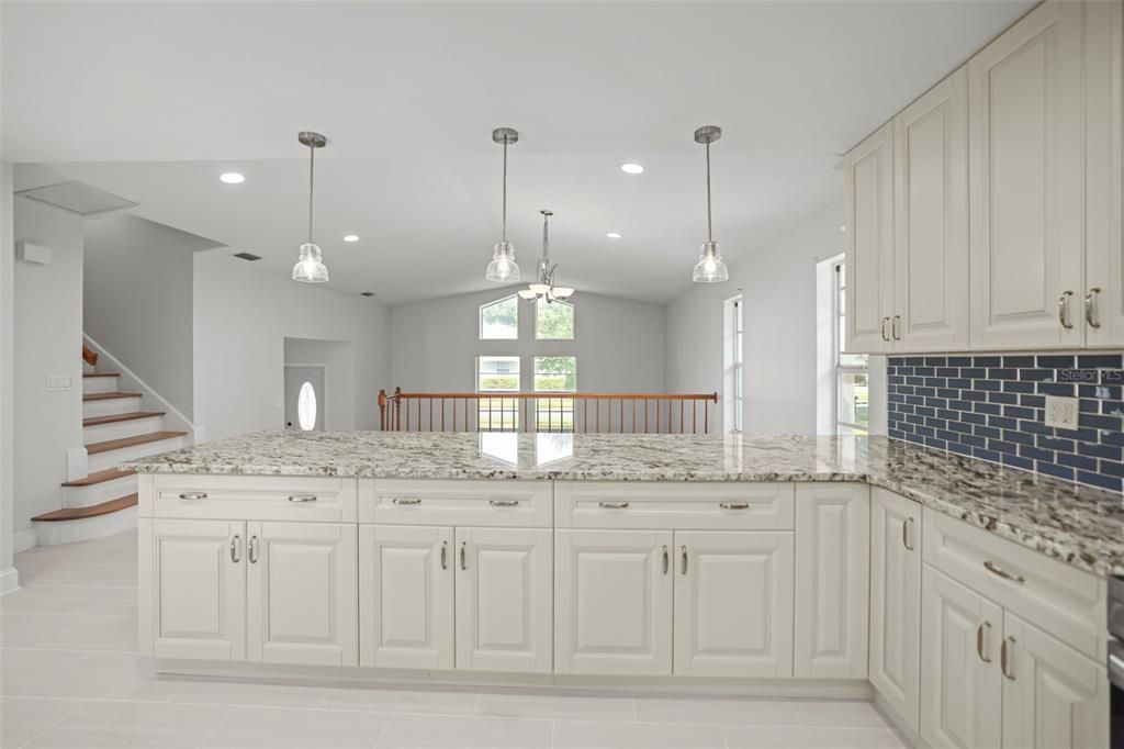 Interior, Kitchen, Pendant Lights, Recessed Lighting