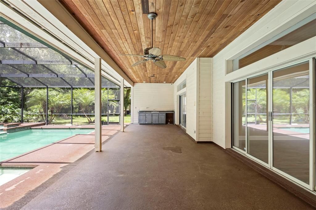 Glass Ceilings, Interior, Pool, Sun Room, Wooden Ceilings