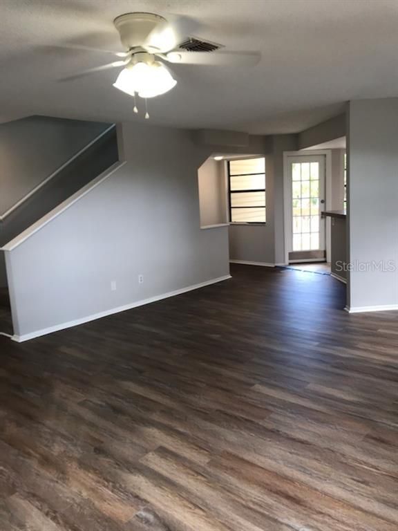 Empty room, Interior, Wood Texture Flooring