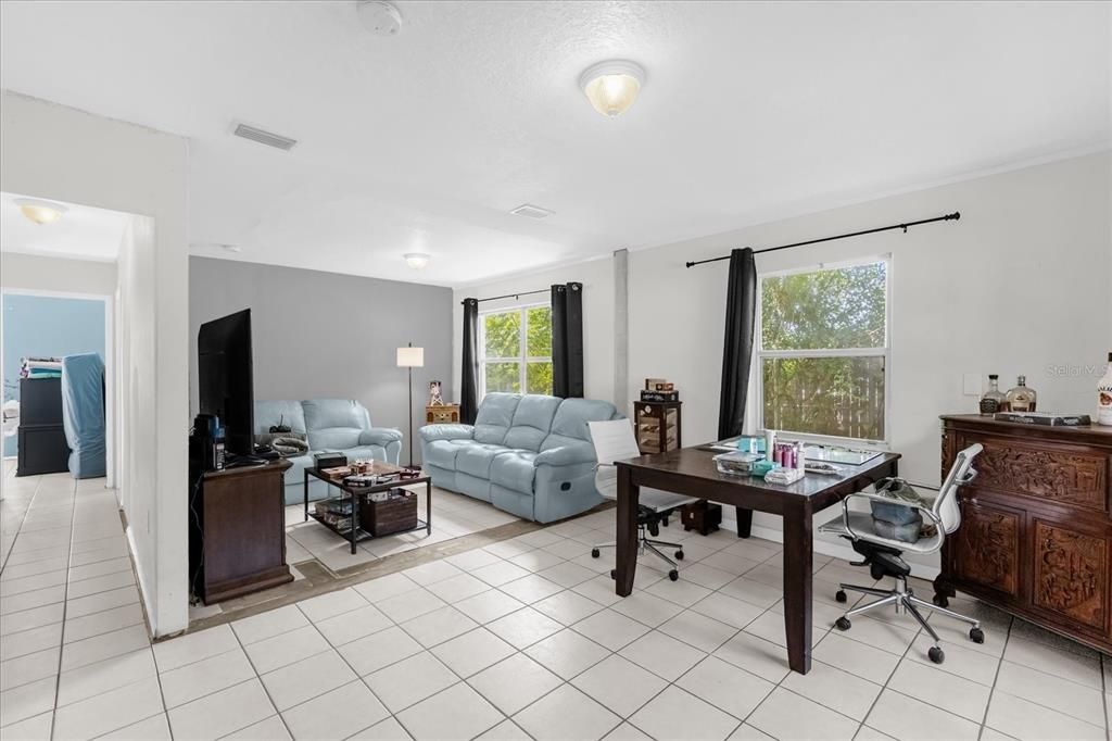 Home Office, Interior, Living room