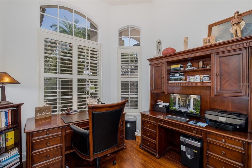 Home Office, Interior, Wood Texture Flooring