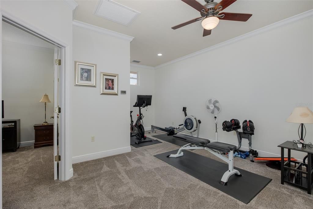 Fitness Equipment, Interior, Recessed Lighting