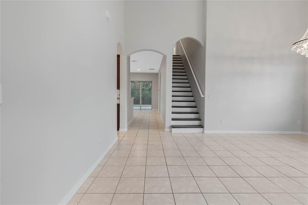 Chandelier, Interior, Recessed Lighting