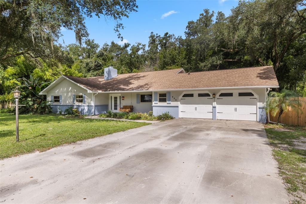 Attached, Backyard, Exterior, Facade, Ranch