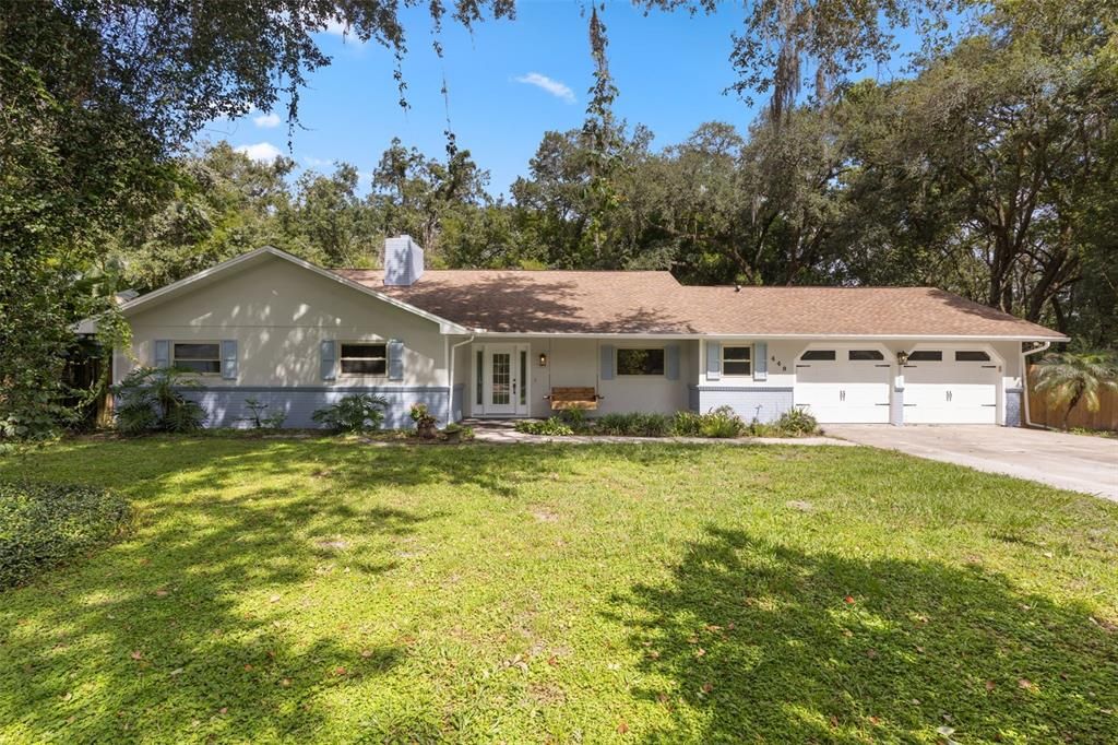 Attached, Backyard, Exterior, Facade, Ranch