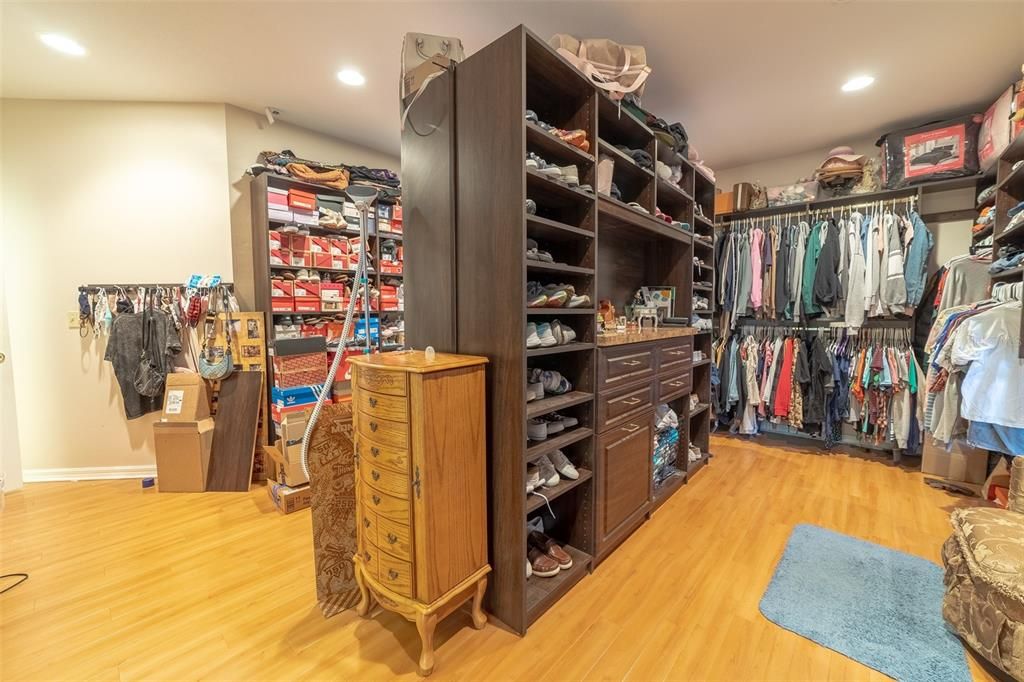 Interior, Recessed Lighting, Walk-in Closets, Wood Texture Flooring