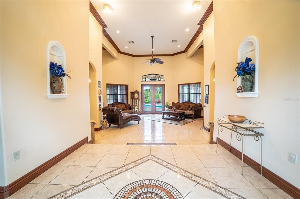 Interior, Living room, Recessed Lighting