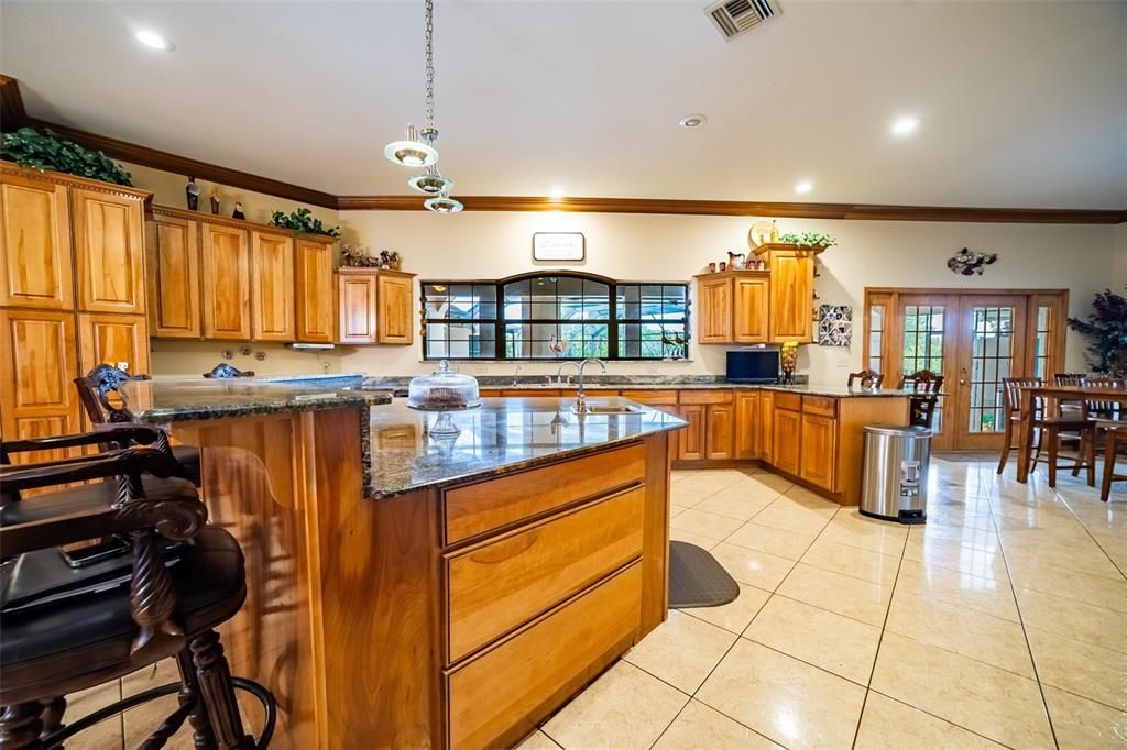 Dining room, Interior, Kitchen, Pendant Lights, Recessed Lighting