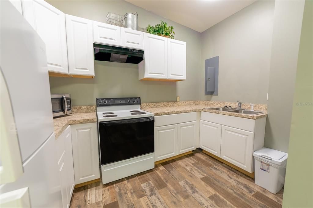Interior, Kitchen, Wood Texture Flooring