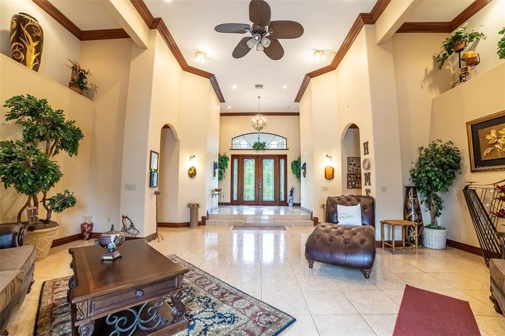 Chandelier, Interior, Recessed Lighting