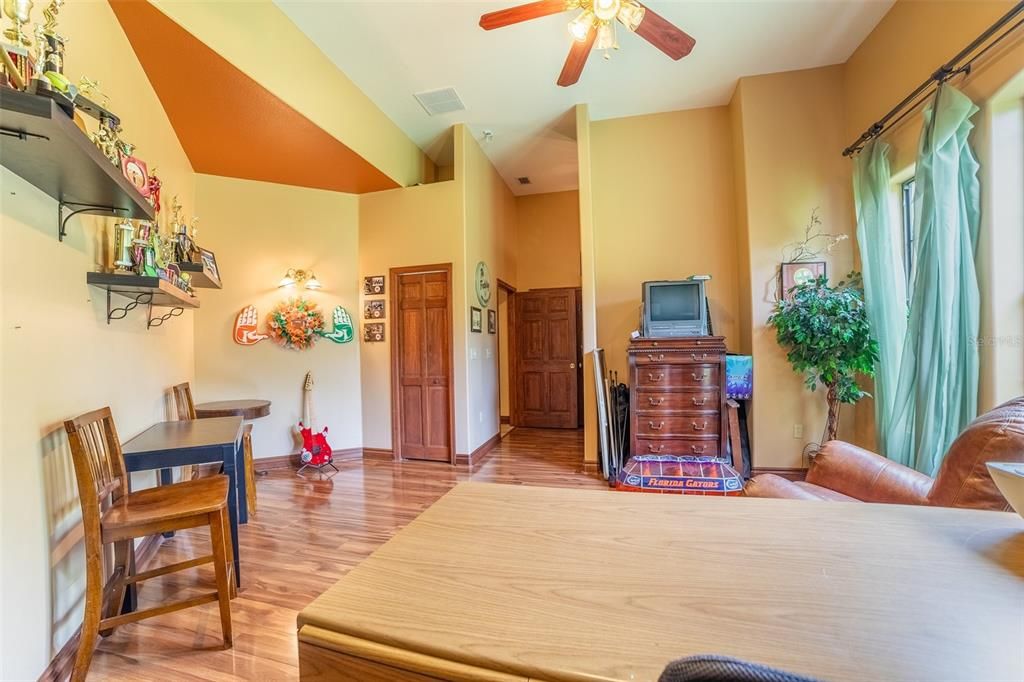 Dining room, Interior, Wood Texture Flooring