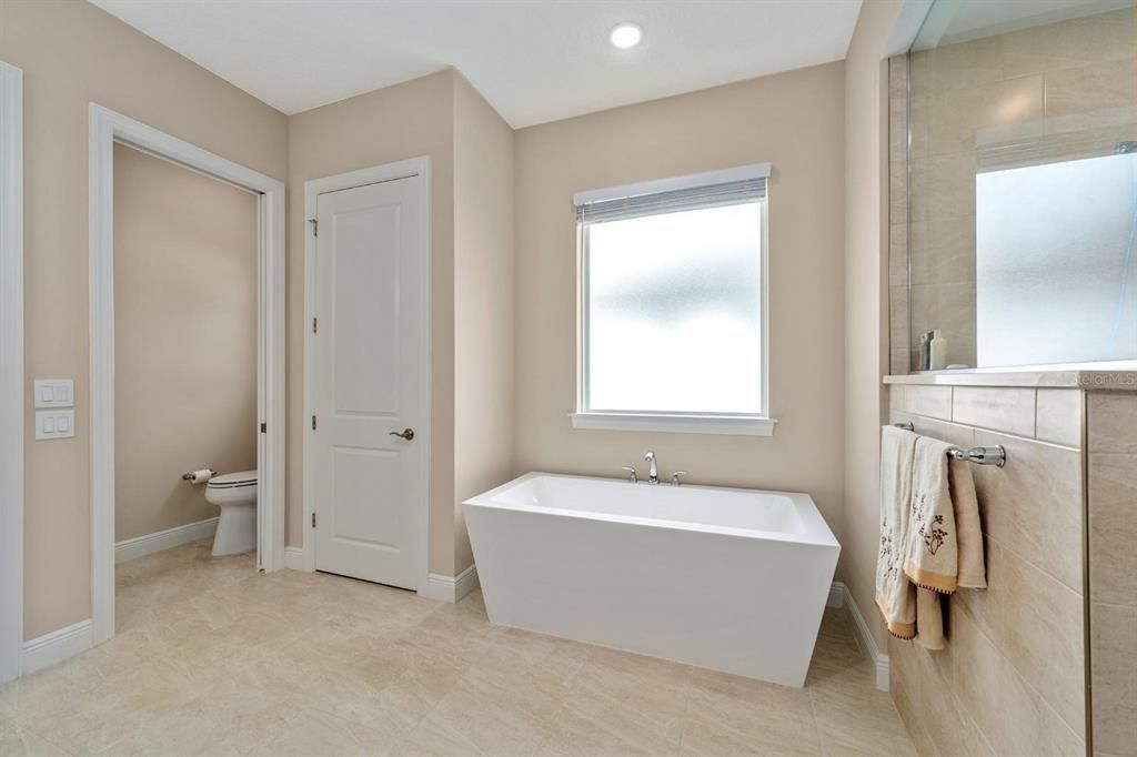 Bathroom, Free Standing Baths, Interior, Recessed Lighting