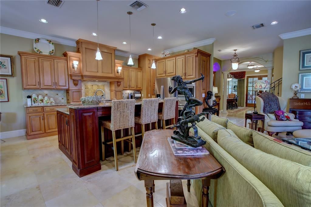 Interior, Kitchen, Living room, Pendant Lights, Recessed Lighting