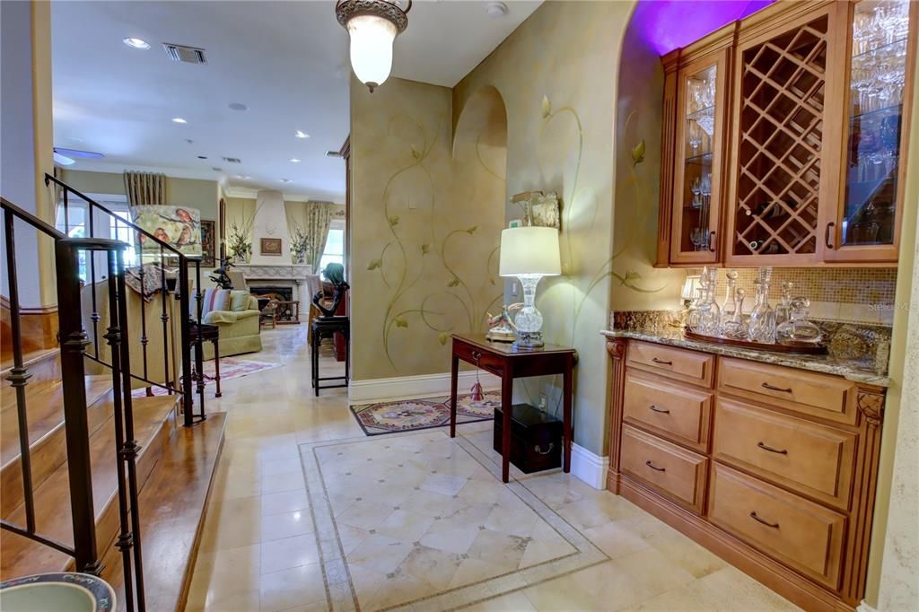 Fireplace, Interior, Recessed Lighting