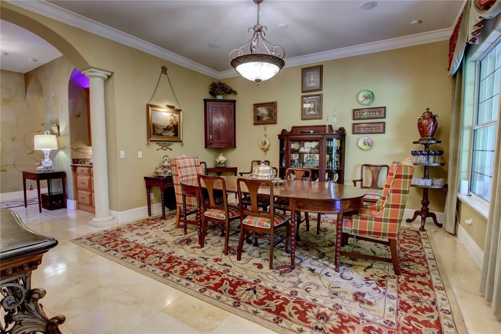 Dining room, Interior, Pendant Lights