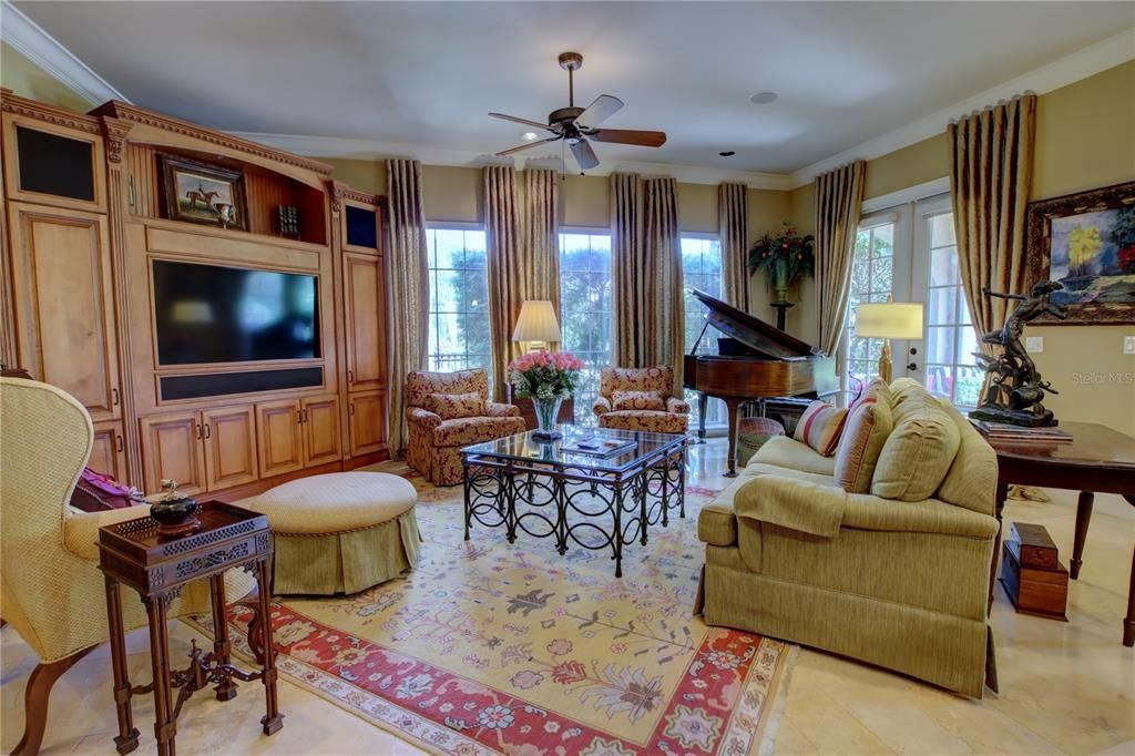 Interior, Living room, Piano
