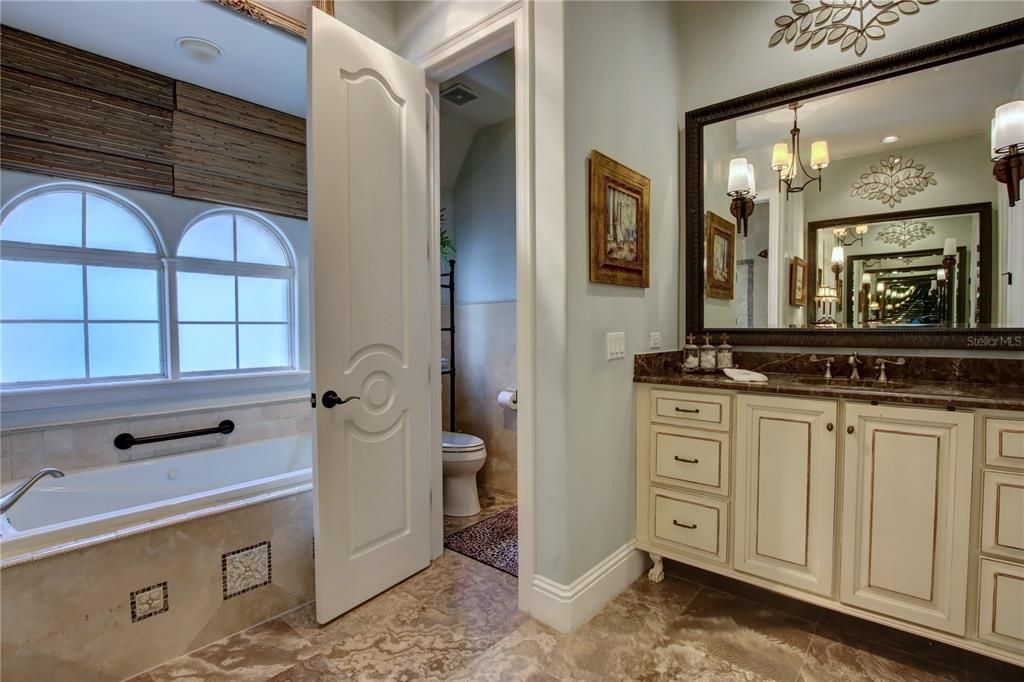 Bathroom, Chandelier, Interior, Recessed Lighting