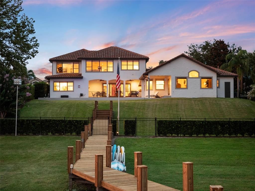 Backyard, Exterior, Facade, Mediterranean