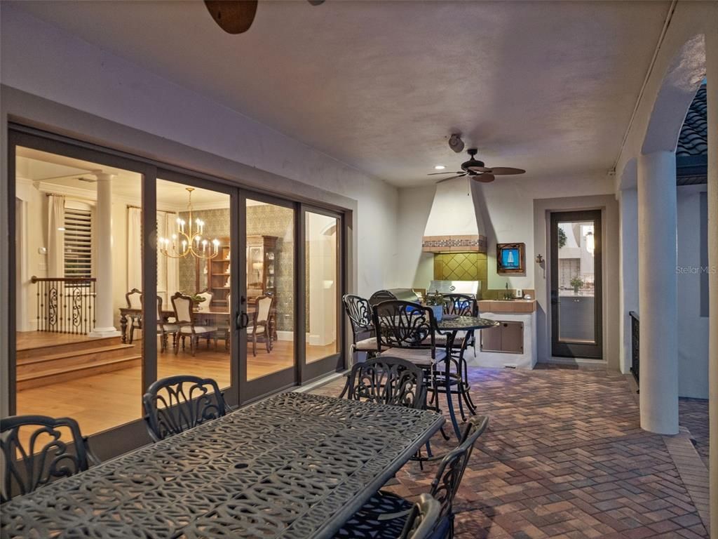 Chandelier, Dining room, Interior, Recessed Lighting