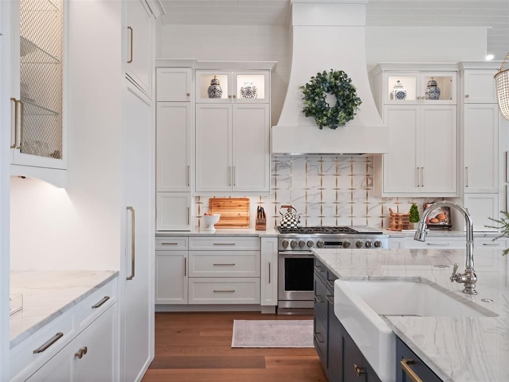 Interior, Kitchen, Wood Texture Flooring