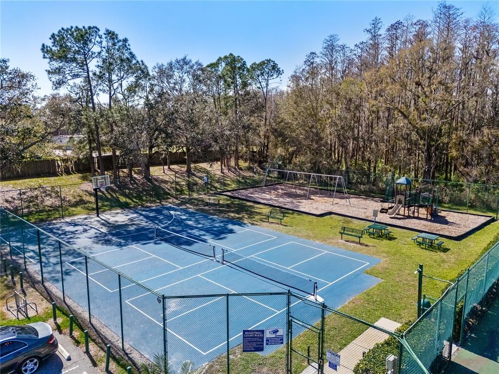 Exterior, Playground, Tennis Courts