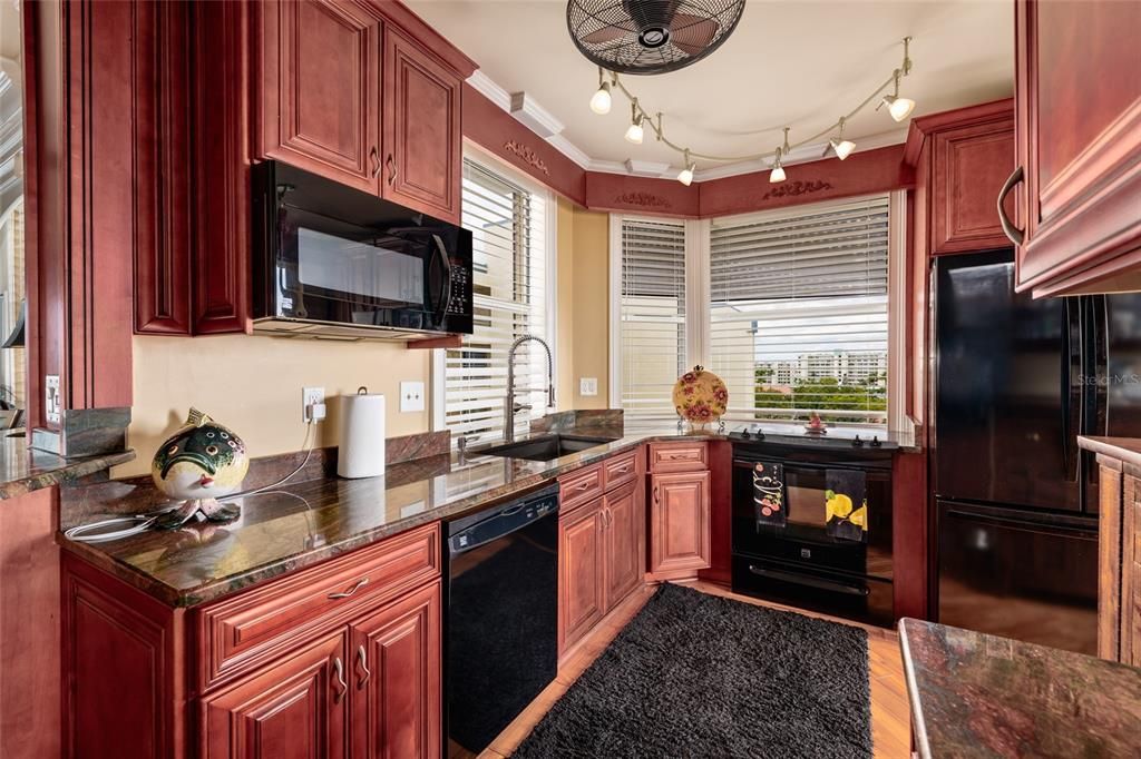 Interior, Kitchen, Wood Texture Flooring