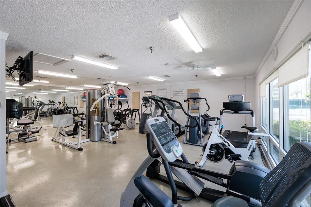 Fitness Equipment, Gym, Interior
