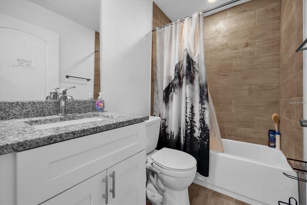 Bathroom, Interior, Wood Texture Flooring