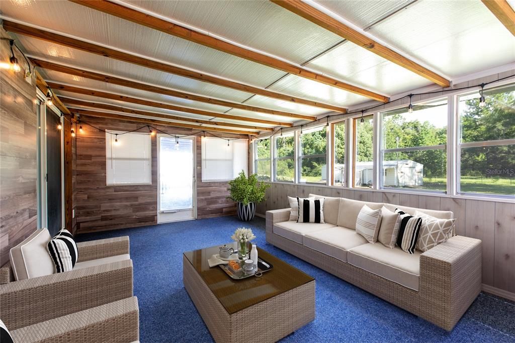Interior, Living room, Wooden Beams, Wooden Walls