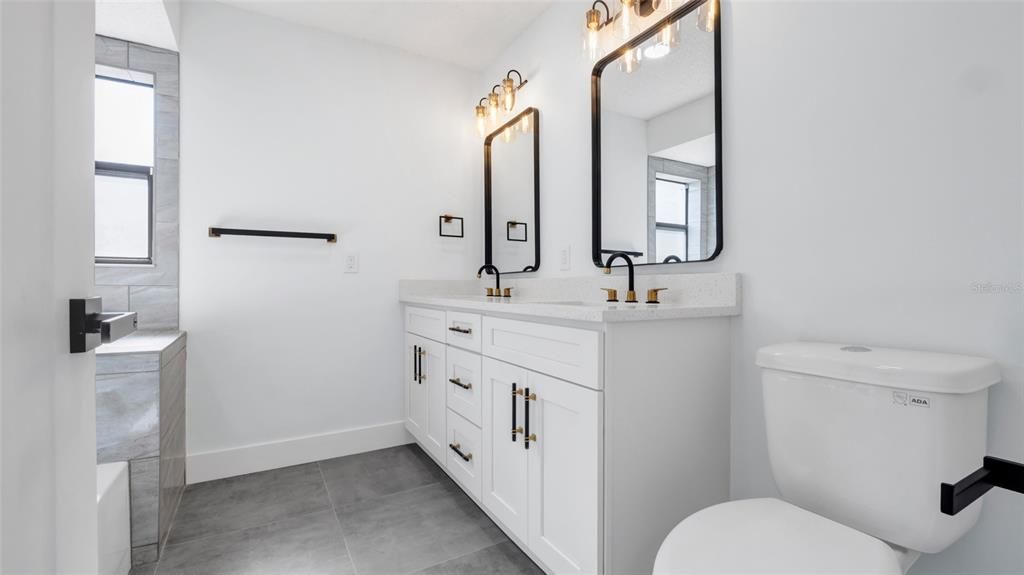 Bathroom, Dual Sink Vanities, Interior
