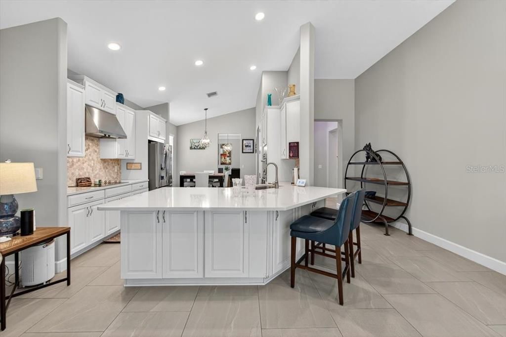 Interior, Kitchen, Pendant Lights, Recessed Lighting