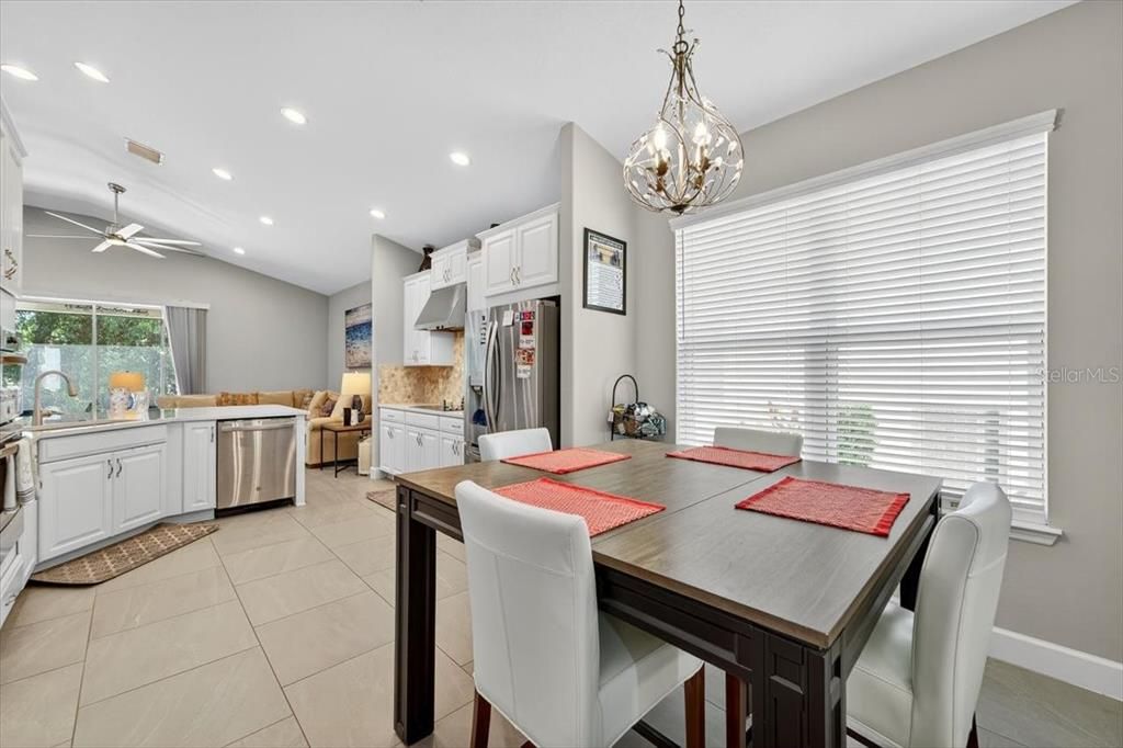 Dining room, Interior, Kitchen, Pendant Lights, Recessed Lighting