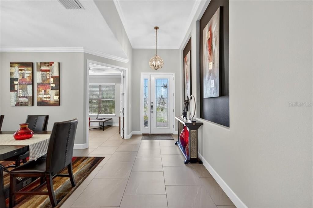 Dining room, Interior, Pendant Lights