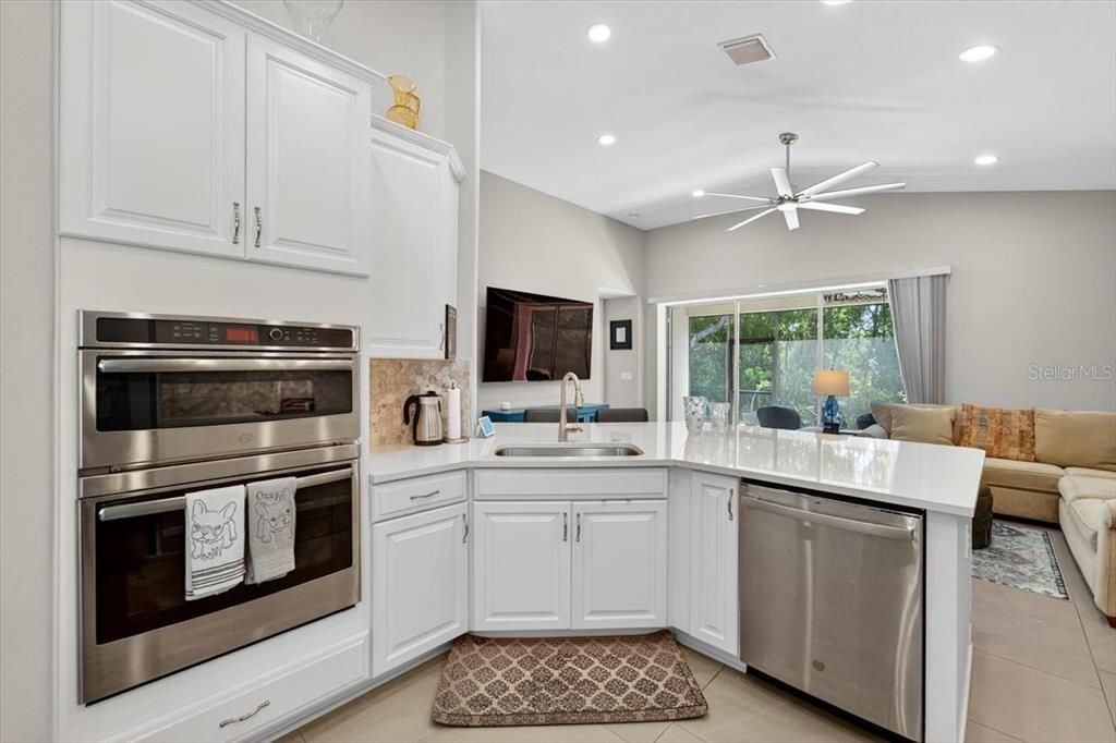 Interior, Kitchen, Recessed Lighting, Stainless Steel Appliances