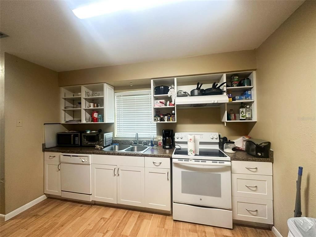 Interior, Kitchen, Wood Texture Flooring