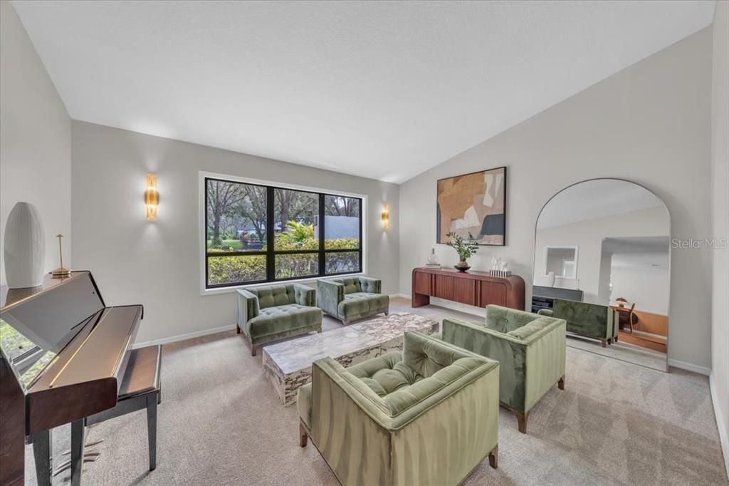 Interior, Living room, Piano