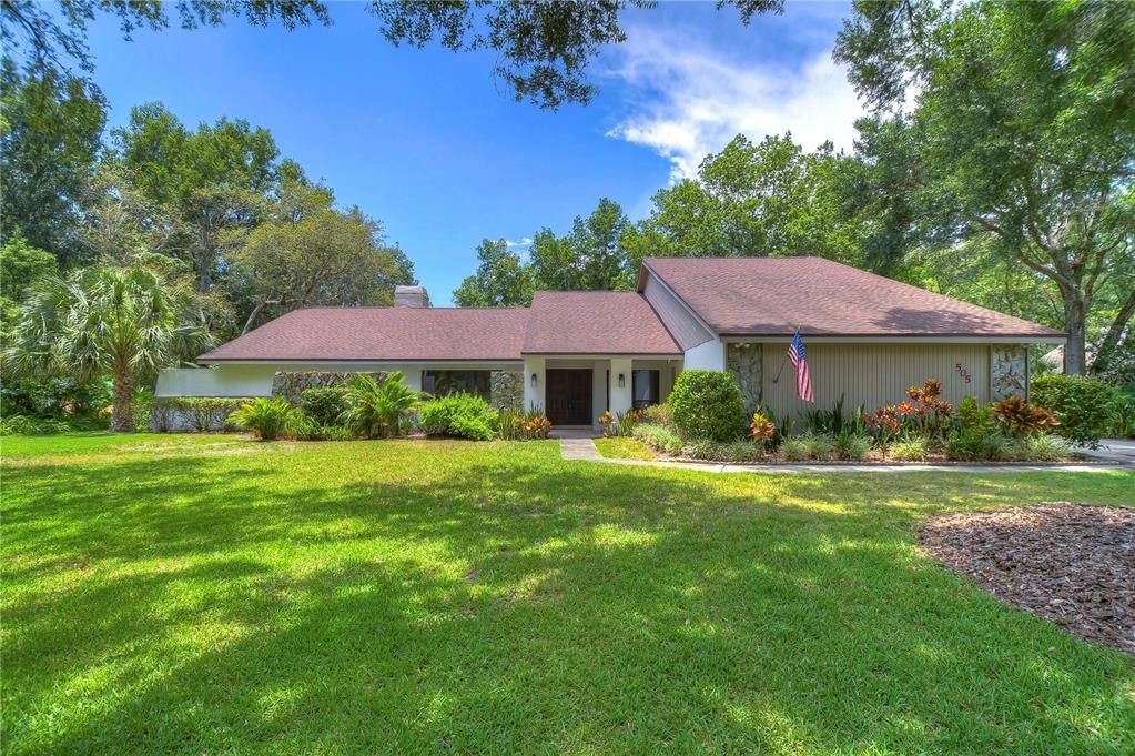 Backyard, Exterior, Facade, Ranch