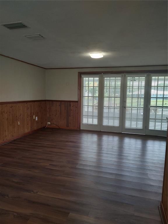 Empty room, Interior, Wood Texture Flooring
