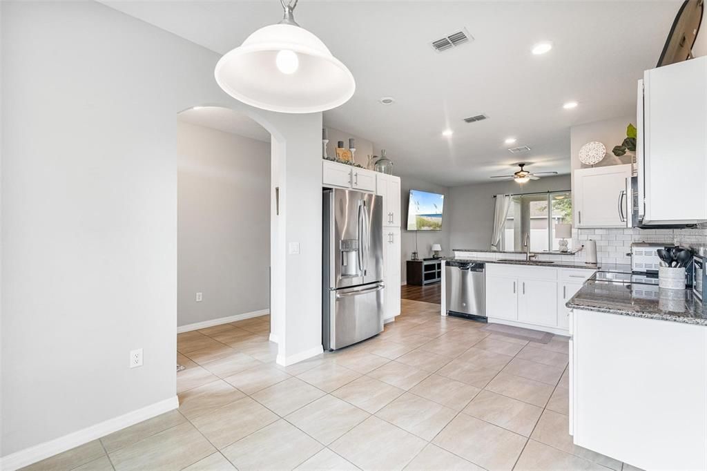 Interior, Kitchen, Recessed Lighting, Stainless Steel Appliances