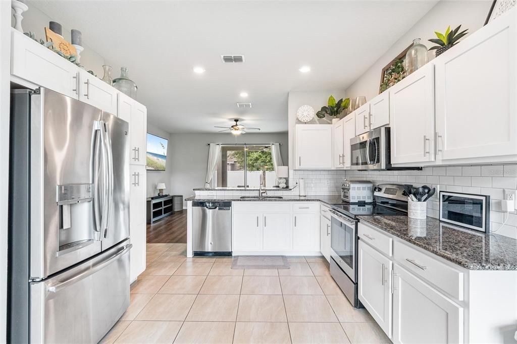 Interior, Kitchen, Recessed Lighting, Stainless Steel Appliances