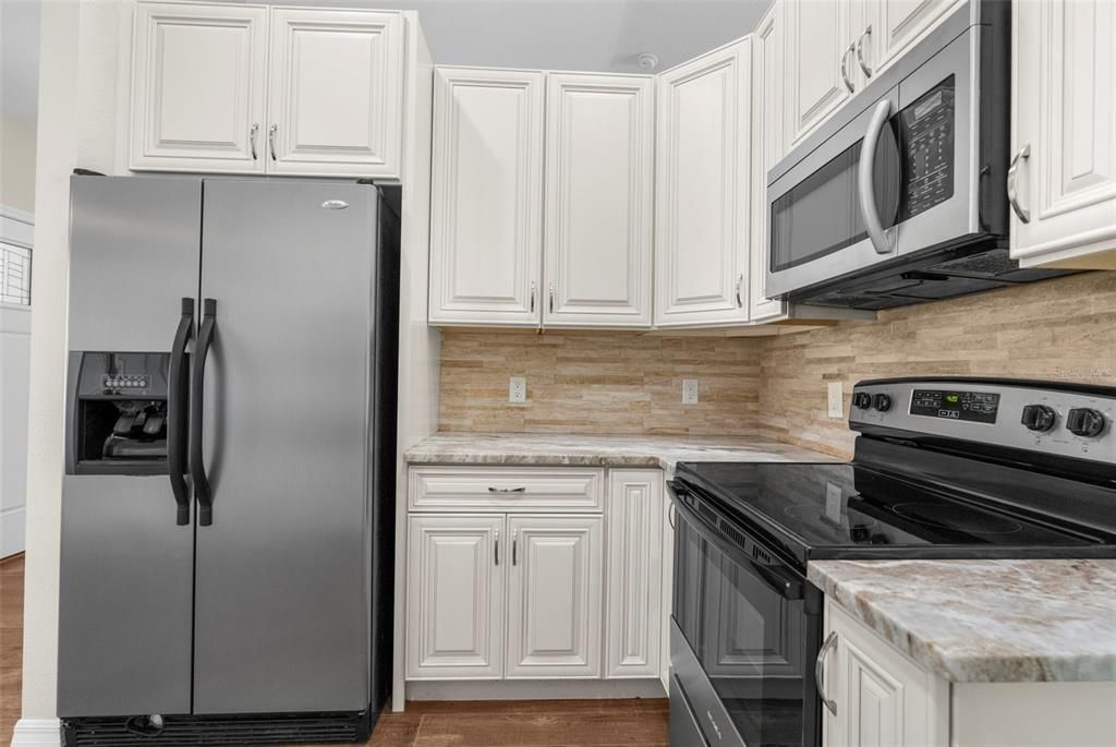 Interior, Kitchen, Wood Texture Flooring
