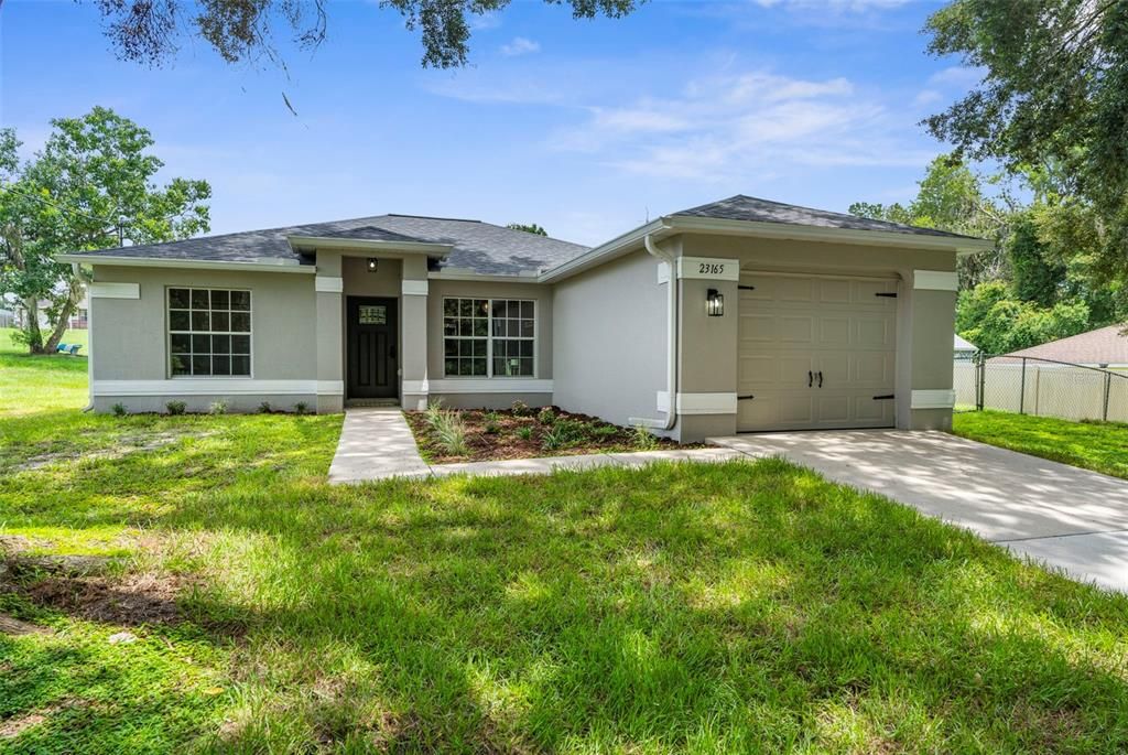 Attached, Backyard, Exterior, Facade, Ranch