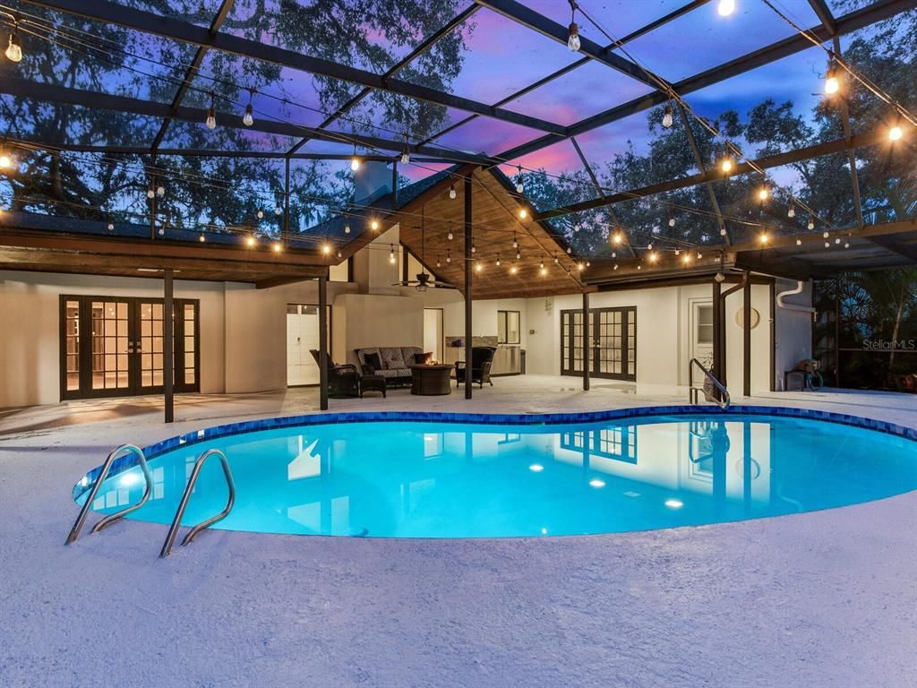Glass Ceilings, Interior, Pool, Sun Room