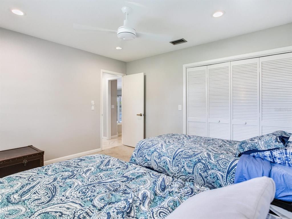 Bedroom, Interior, Recessed Lighting