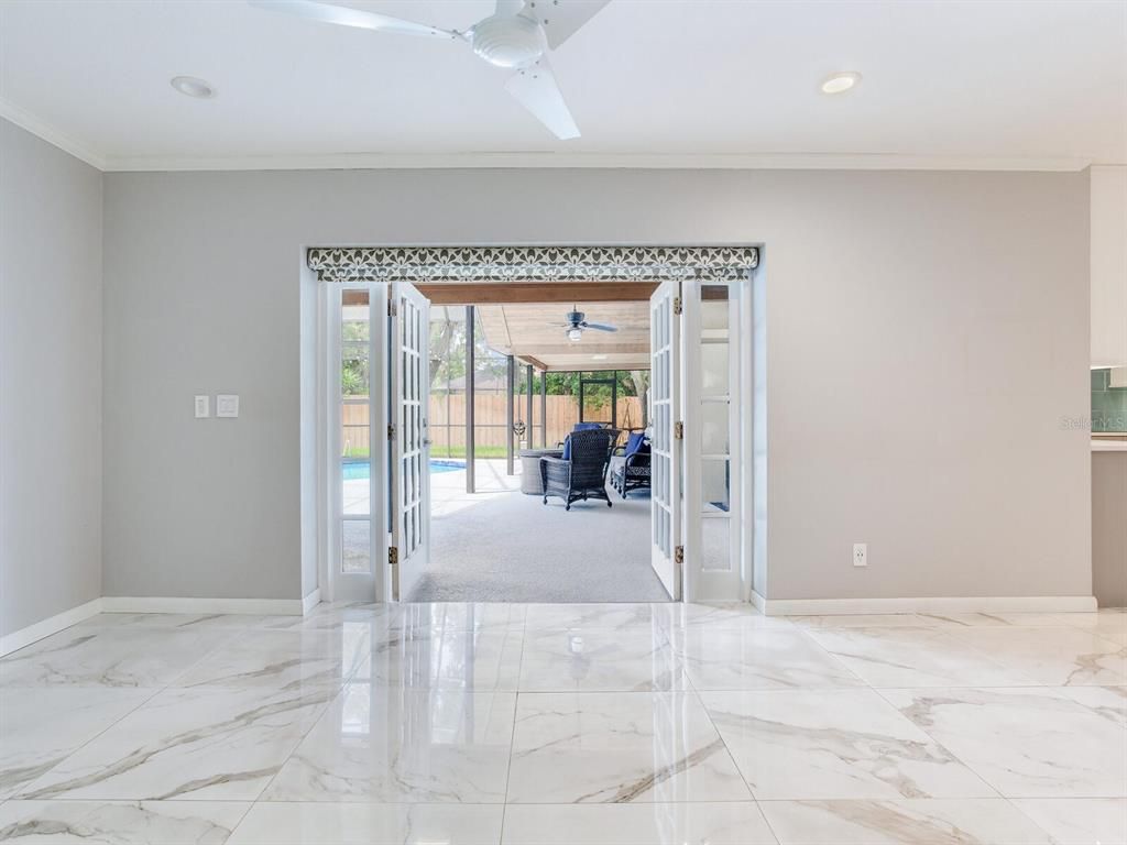 Interior, Marble, Recessed Lighting
