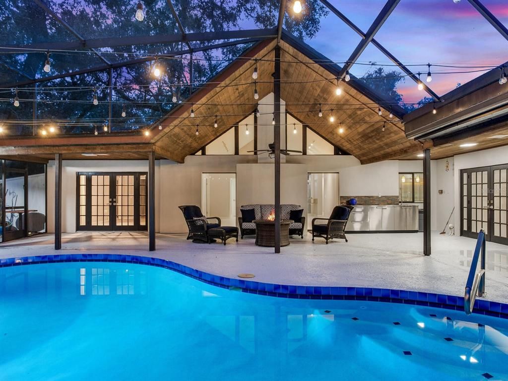 Glass Ceilings, Interior, Pool, Sun Room