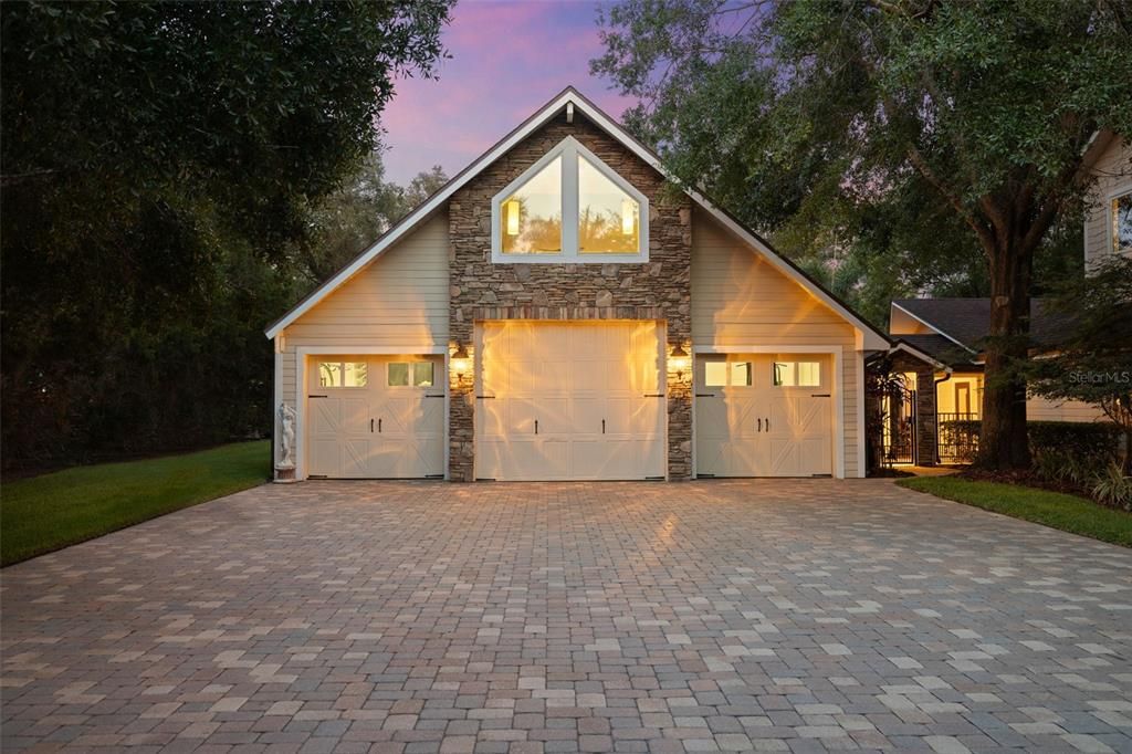 Attached, Detached Garage, Exterior, Facade, A Frame