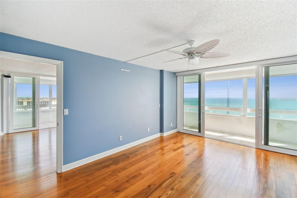Empty room, Interior, Water, Wood Texture Flooring